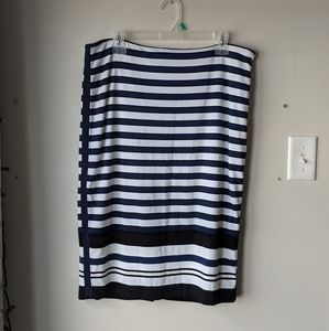 White House Black Market striped skirt sz 14